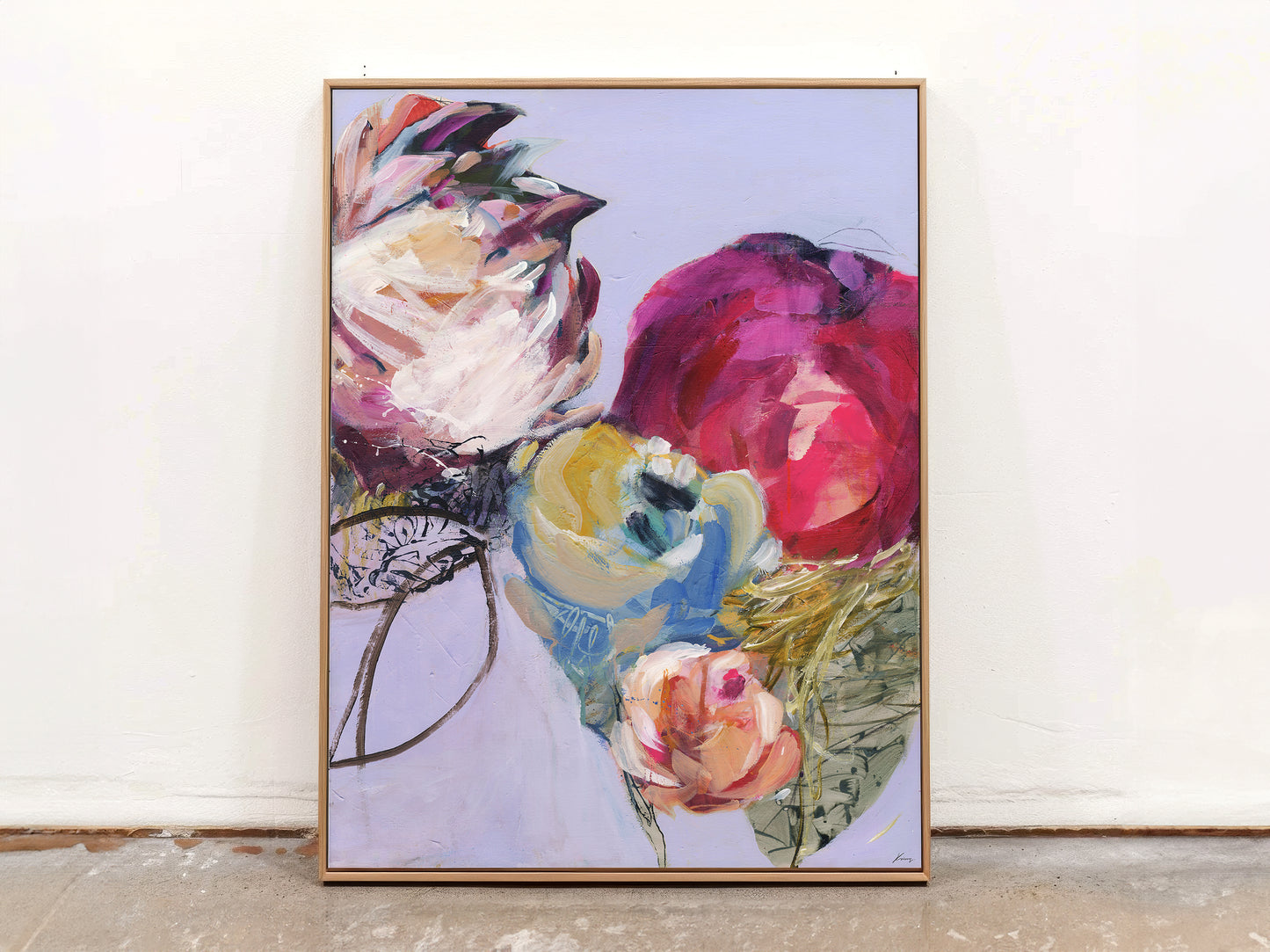 Flower Power I - Original 59.4cmx84.1cm