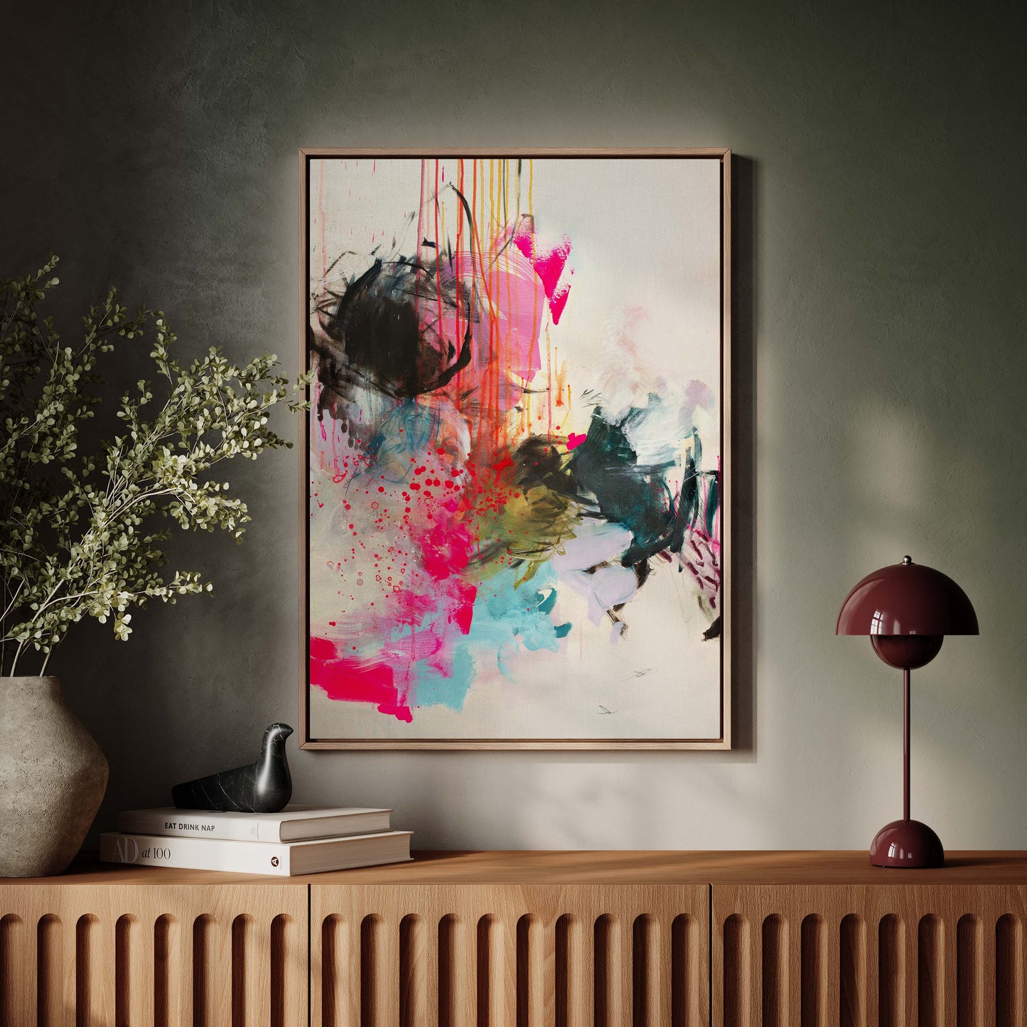 Reach For The Lasers II - Canvas Print