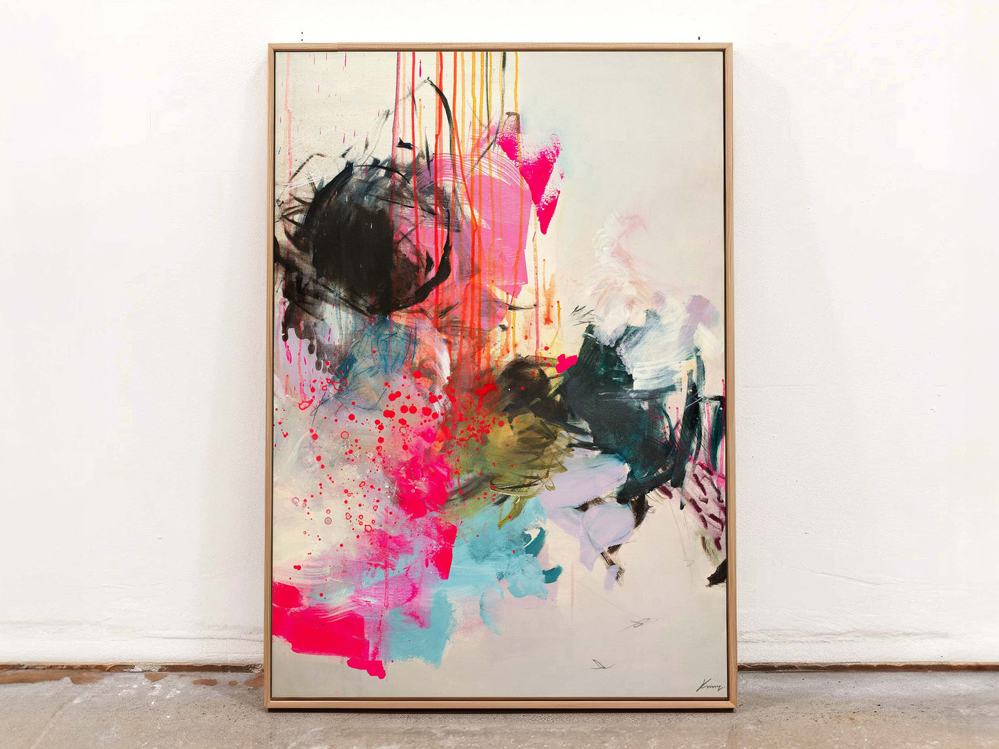 Reach For The Lasers II - Original 84x119cm