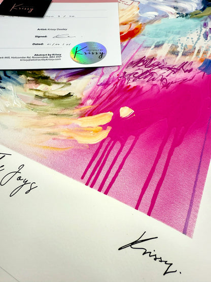 Full Of The Joys - Limited edition prints