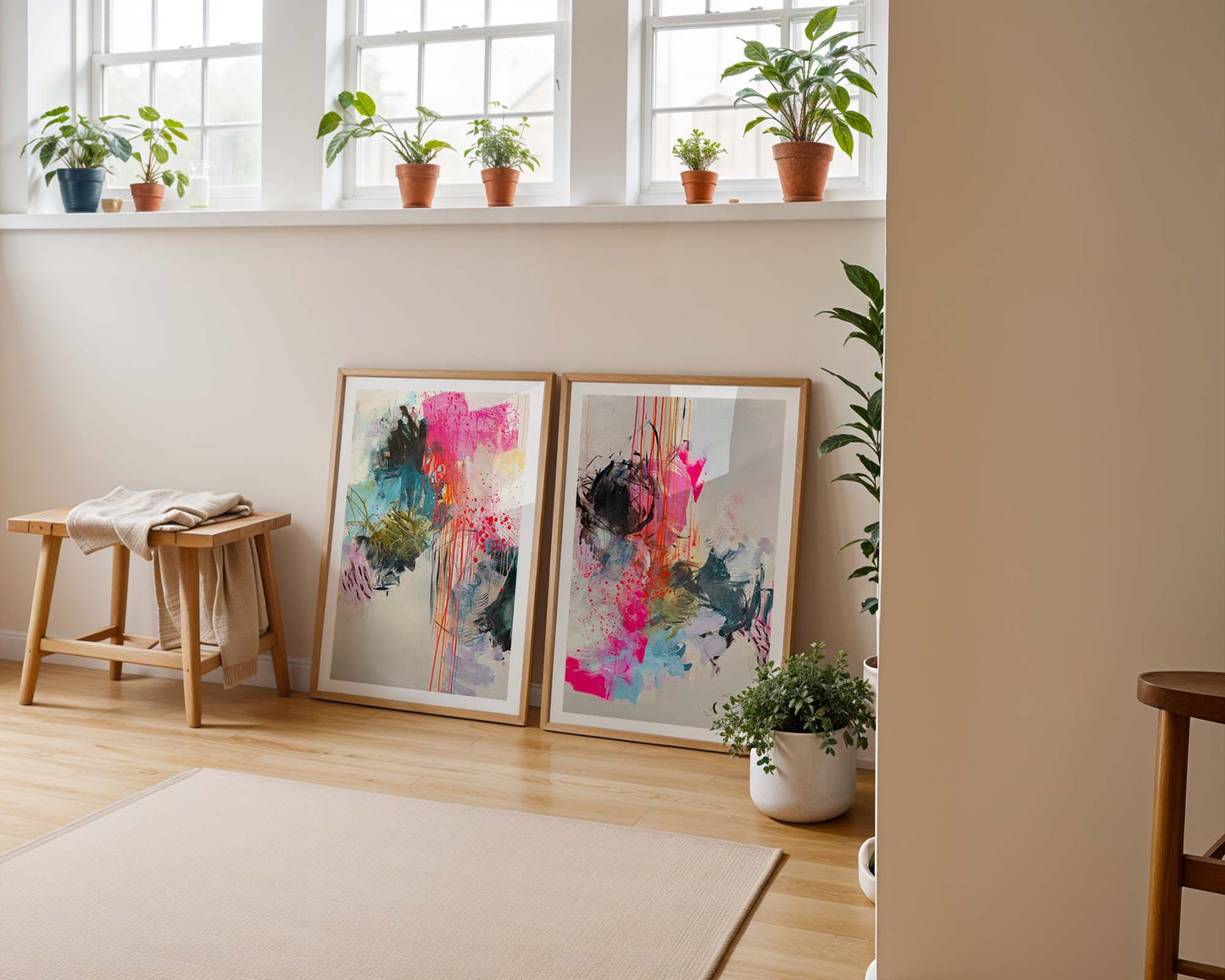 Reach For The Lasers - Paper print duo