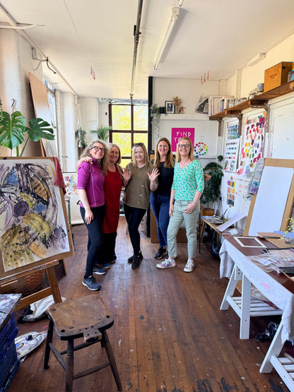 Abstract Art Workshop: The Creative Escape, set in an Inspiring Mill Studio - NEW DATES!