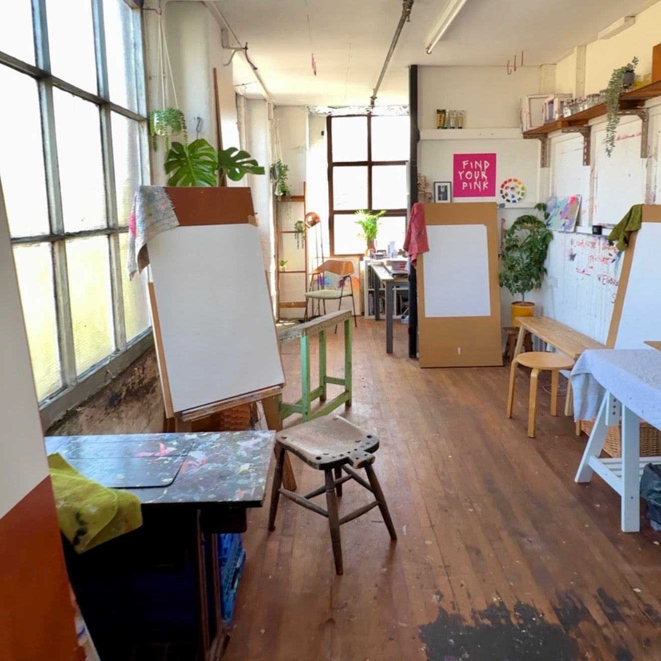 Abstract Art Workshop: The Creative Escape, set in an Inspiring Mill Studio - NEW DATES!