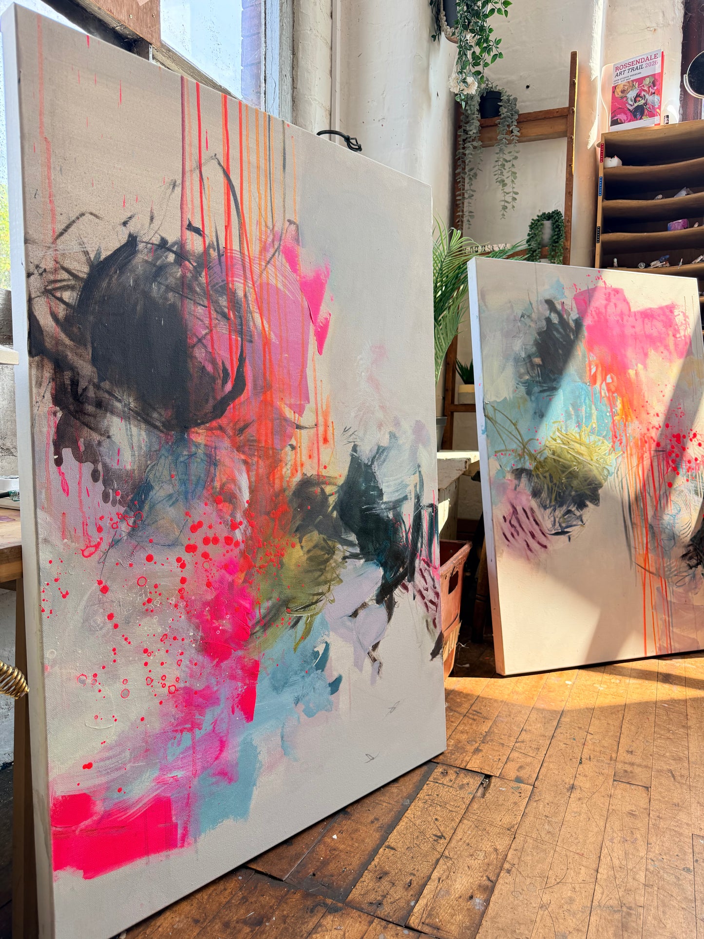 Reach For The Lasers I - Original 84x119cm