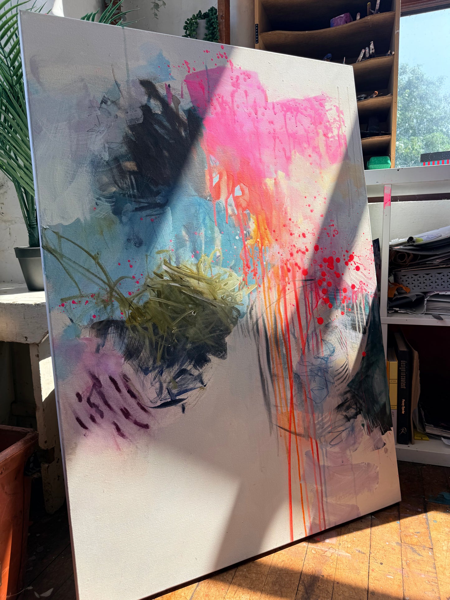 Reach For The Lasers I - Original 84x119cm