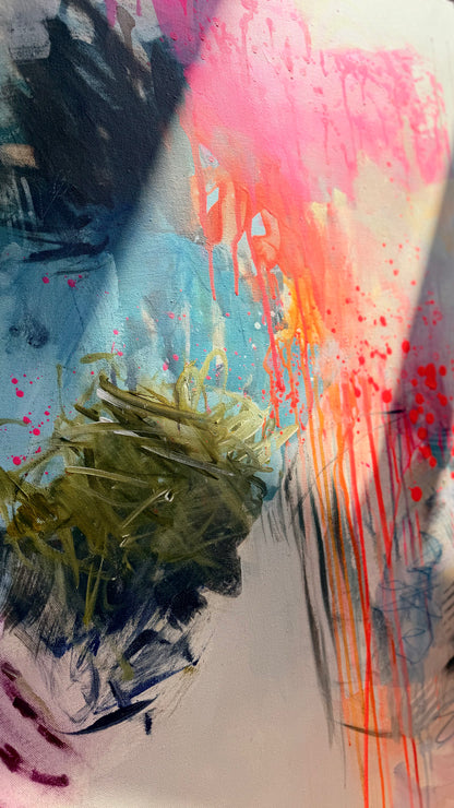 Reach For The Lasers I - Original 84x119cm