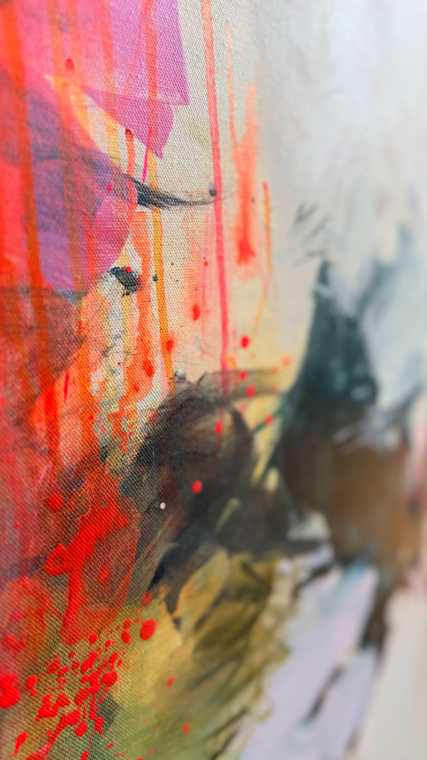 Reach For The Lasers II - Original 84x119cm