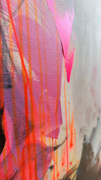 Reach For The Lasers II - Original 84x119cm