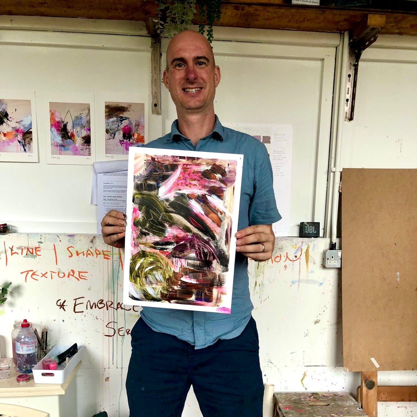 Abstract Art Workshop: The Creative Escape, set in an Inspiring Mill Studio - NEW DATES!