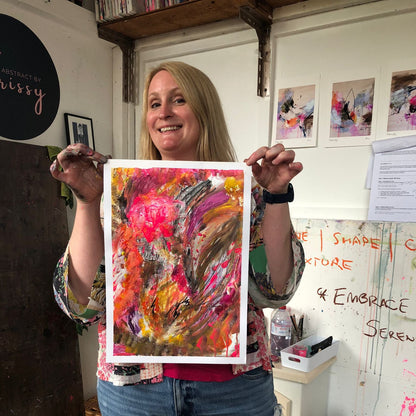 Abstract Art Workshop: The Creative Escape, set in an Inspiring Mill Studio - NEW DATES!