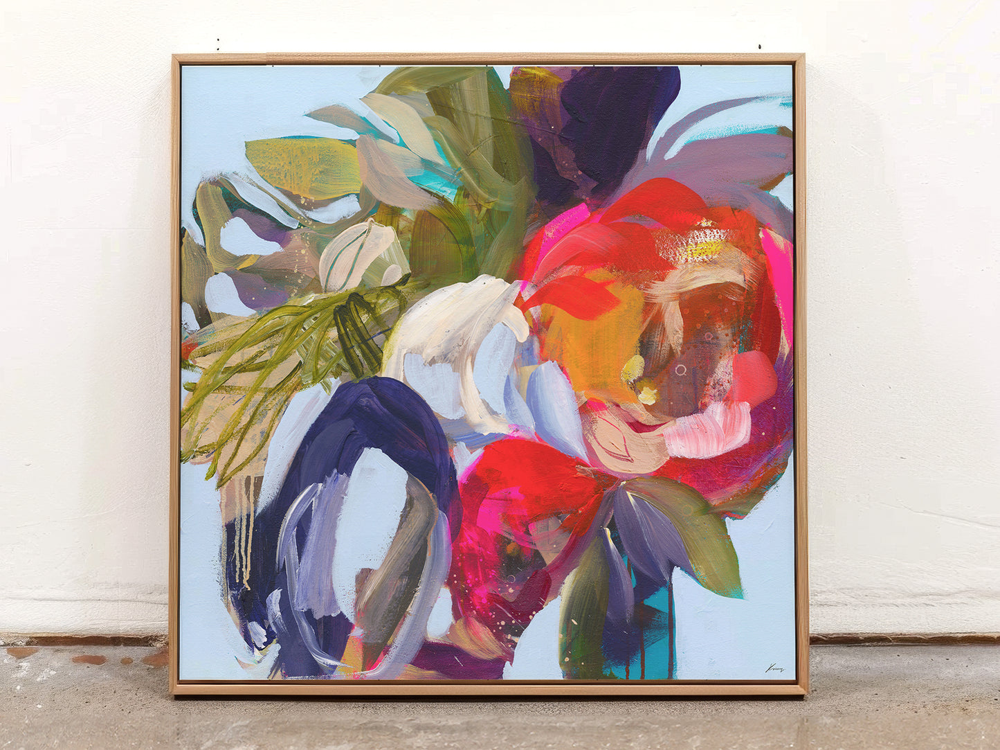 Alright Petal - Original 60x60cm