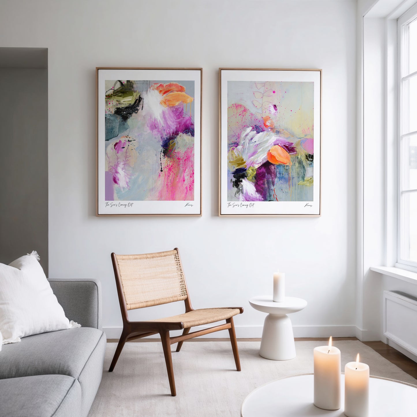 The Sun's Coming Out - Paper print duo