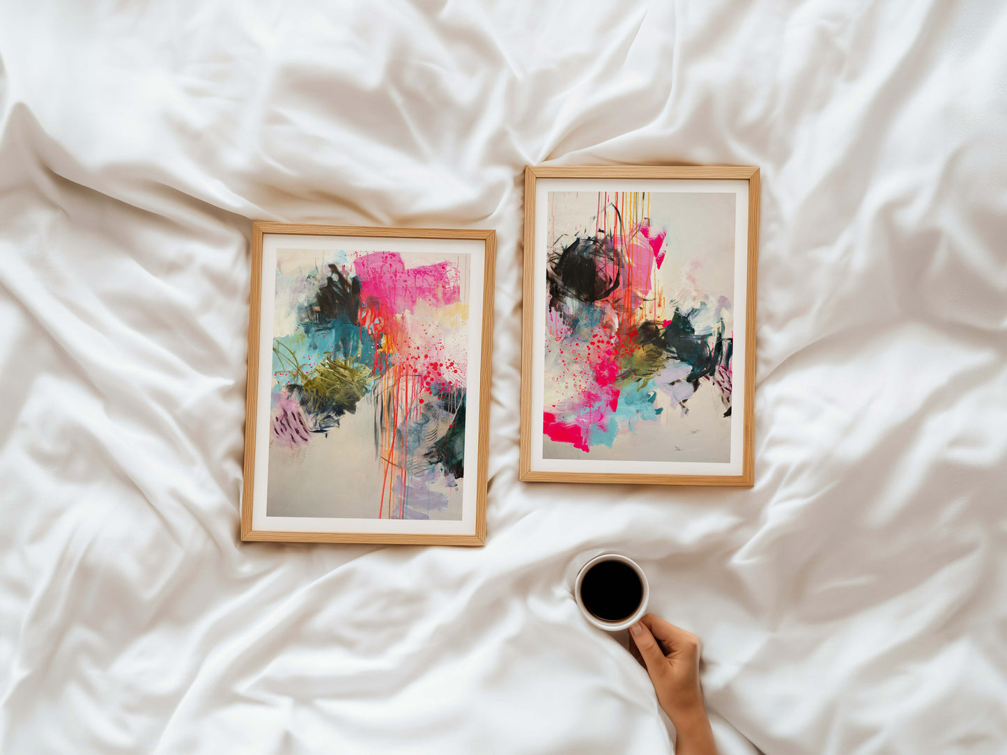 Reach For The Lasers - Paper print duo
